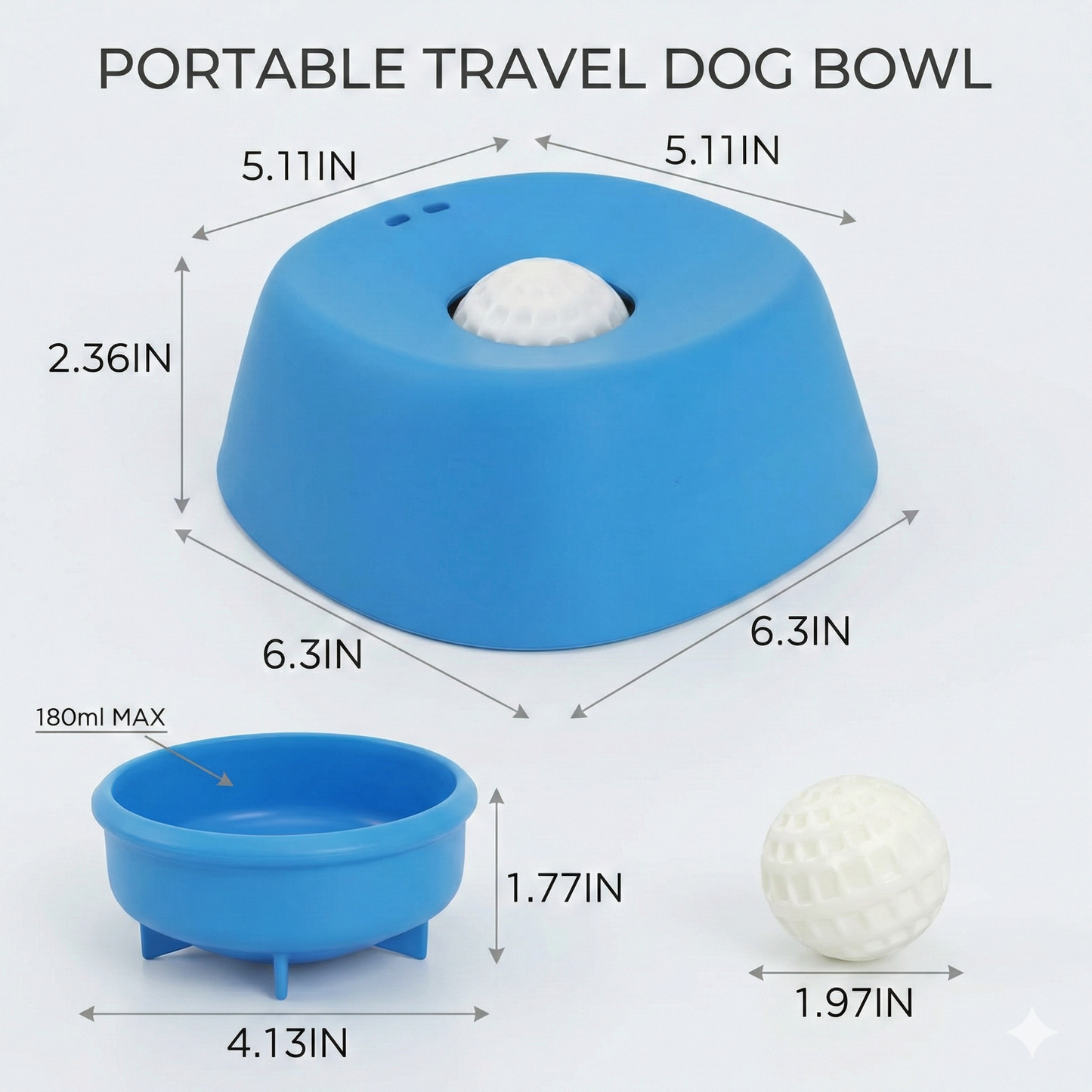 HomeFinds Lick Bowl