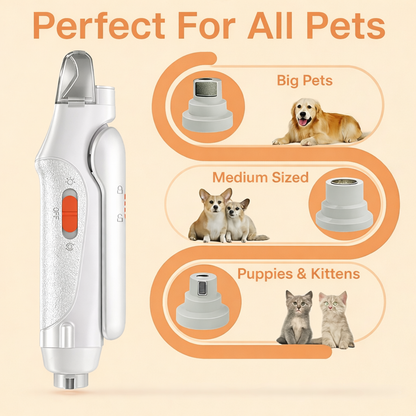Pet nail clipper with LED light