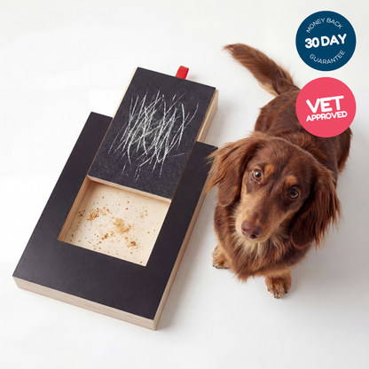 HomeFinds Wooden Dog Scratching Board